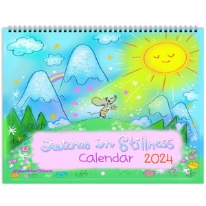 CALENDAR USA and Canada orders ONLY, Sketches in Stillness 2024 image 10
