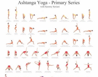 Ashtanga Yoga Poster Yoga Poster Ashtanga Poster Ashtanga - Etsy