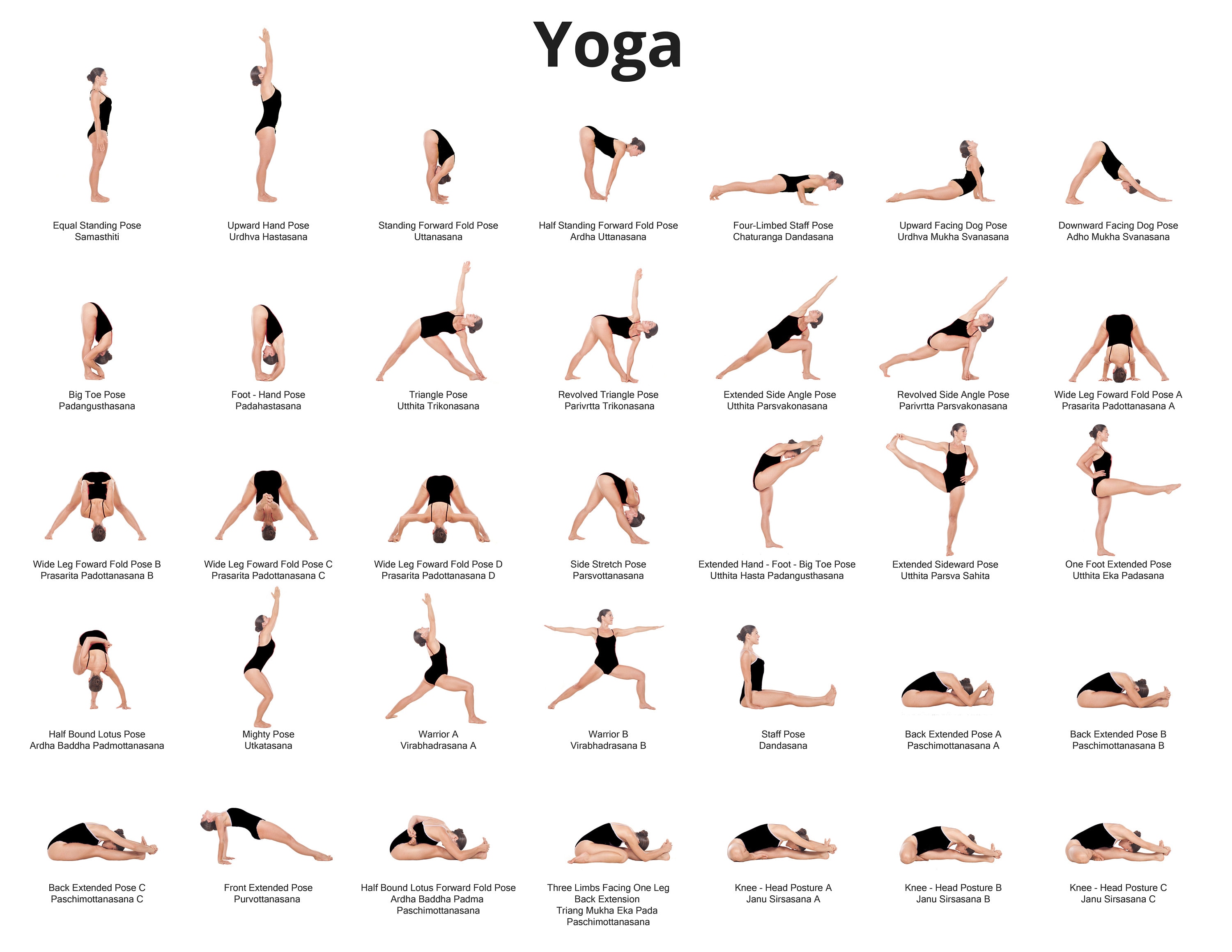 75 Yoga Poses PDF 8.5x11