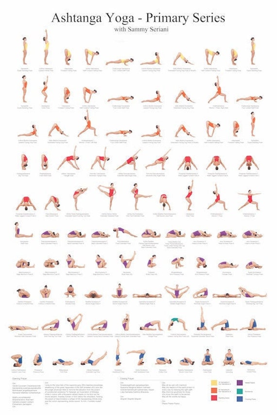 Ashtanga Yoga Poster Yoga Poster Ashtanga Poster Ashtanga - Etsy