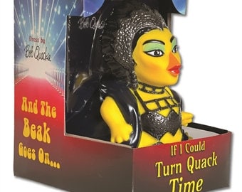 If I Could Turn Quack Time  (Cher)  Rubber Ducky Collectible Bath Toy for Kids / Adults