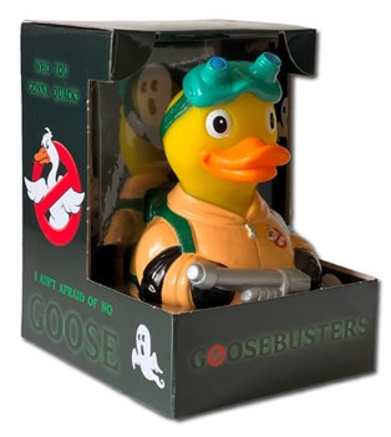 Goosebusters Rubber Ducky Collectible Bath Toy for Kids / Adults