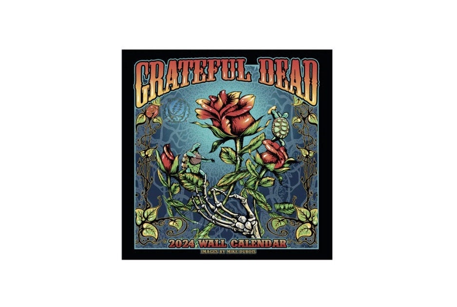 sale-2024-officially-licensed-grateful-dead-wall-calendar-artwork-by-mike-dubois-best-gift-for-dead-heads-dead-and-co-phish-jerry-garcia-etsy