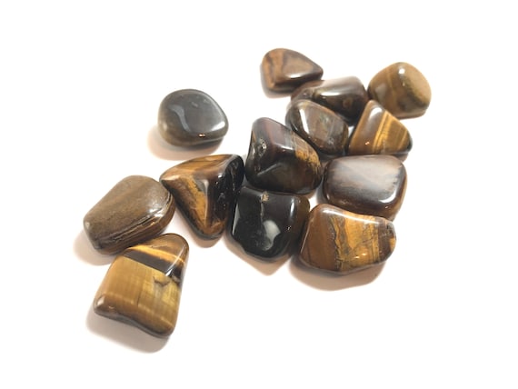 Tiger's Eye Tumbled Stones 100 gram lot