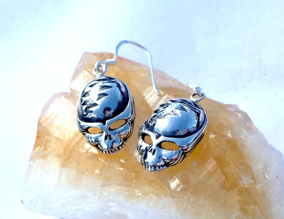 GD SYF Earrings! .925 Sterling Silver! Hand Cast!