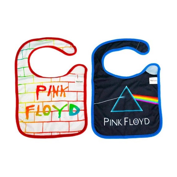 Officially Licensed Pink Floyd Baby Bibs, 2-pack