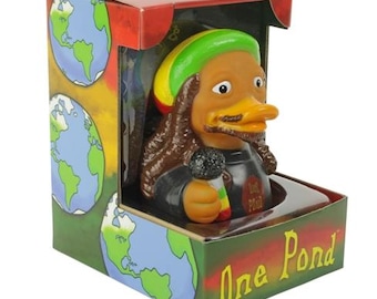 Patito de goma coleccionable de One Pond One Love para baño, para niños y adultos