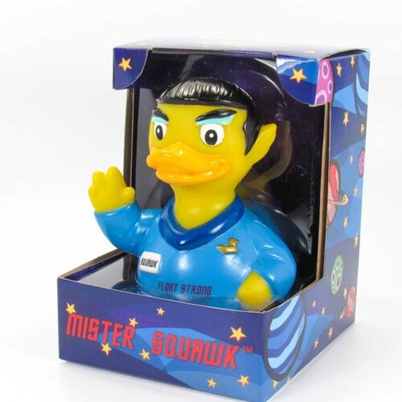 Mister Squawk (Mister Spock)  Rubber Ducky Collectible Bath Toy for Kids / Adults