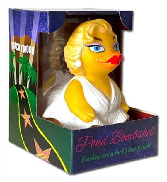 Pond Bombshell  (Marilyn Monroe)  Rubber Ducky Collectible Bath Toy for Kids / Adults