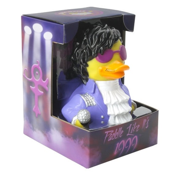 Paddle Like It's 1999(Prince) Rubber Ducky Collectible Bath Toy for Kids / Adults