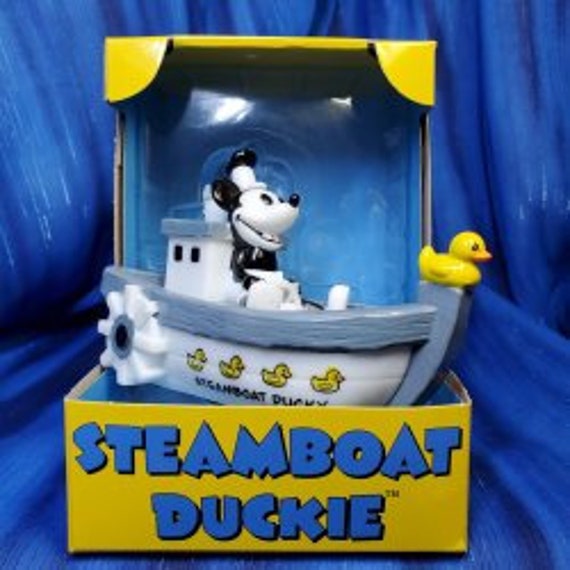 Steamboat Duckie Rubber Ducky Collectible Bath Toy for Kids / Adults
