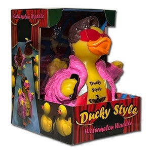 Juguete de baño coleccionable de patito de goma estilo patito para niños y adultos