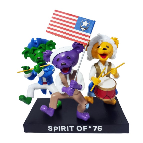 Grateful Dead Dancing Bear Spirit of ’76 Bobbleheads