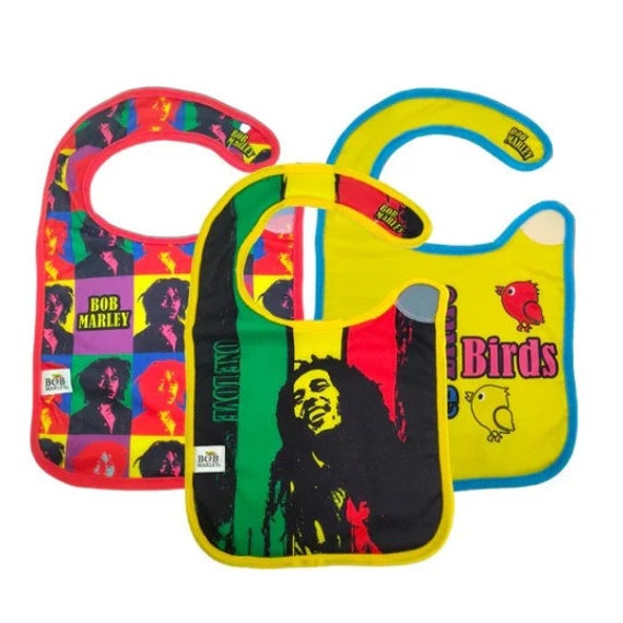 Officially Licensed Marley Baby Bibs, 3-pack