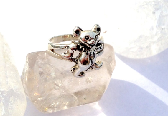Bear Ring Sterling Silver
