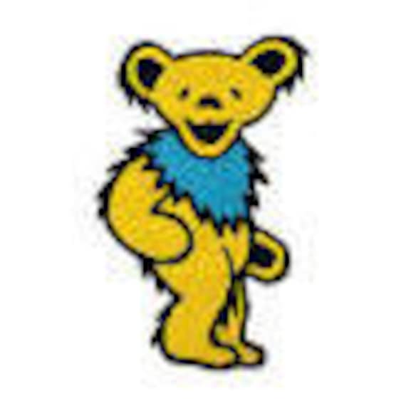 Yellow Bear 2 Inch Iron on Patch