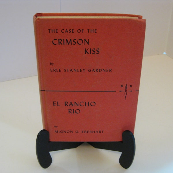 Vintage Detective Book Club book, "The Case of The Crimson Kiss by Gardner and "El Rancho Rio" by Mignon Eberhart