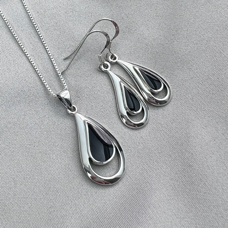 Black Onyx Earrings Etsy Black onyx earrings etsy