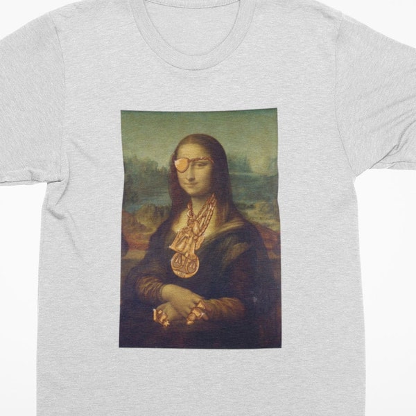 Mona Lisa The Ruler Shirt, Sweatshirt, Slick 90's Hip Hop Painting