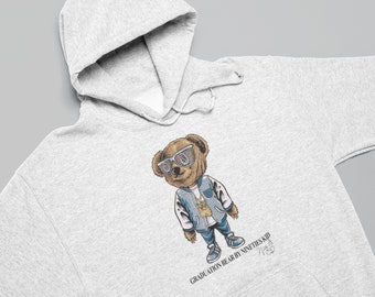 Graduation Bear Hoody Sweatshirt - Etsy