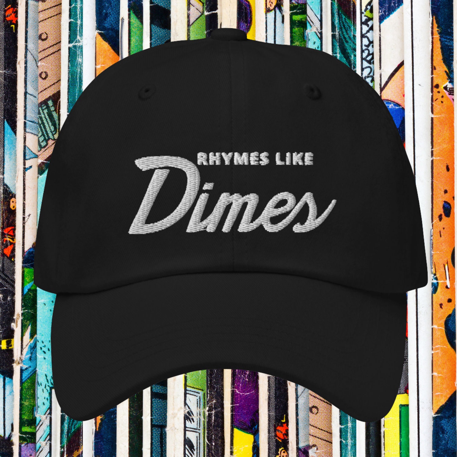 Rhymes Like Dimes Hat Dad Cap DOOM Etsy