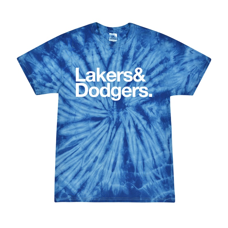 dodger tie dye shirt