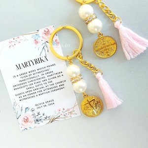 30 pc&#39;s Doopbedankjes Gepersonaliseerde doopbedankjes Orthodoxe doop Martyrika Eerste communie Doop Keepsake Premium™ Oostenrijkse kristallen