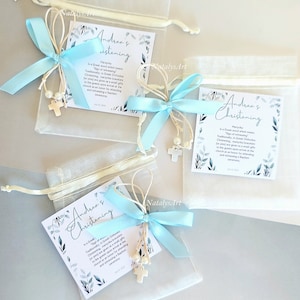 10 pcs Christening Favors Personalized Baptism favors Orthodox Baptism Martyrika Baby Shower Favor First Communion Baptism Keepsake Boy/Girl