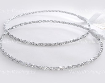 Griechische Kränze in Silber- oder Goldfarbe. Griechisch-orthodoxe Hochzeitskronen / Tiaras / Stefana / Stephana