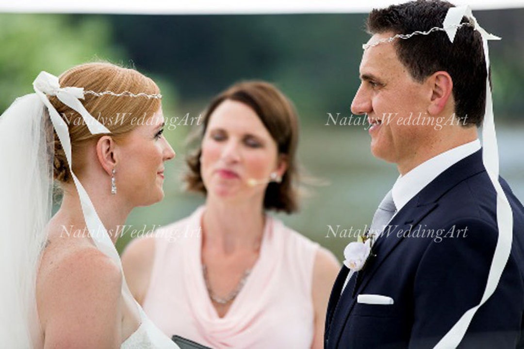 Stefana greca, corone nuziali greco-ortodosse fatte a mano