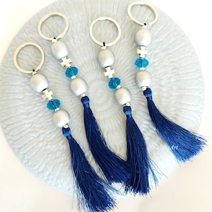 Doop gunsten sleutelhangers cadeau voor gasten Martyrika voor Grieks-orthodoxe doop 10 stuks Recuerdos de Bautizo Premium™ Oostenrijkse kristallen