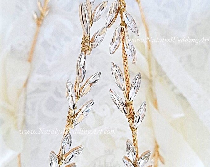 Wedding Crown Stefana Leaf & Stem ST19