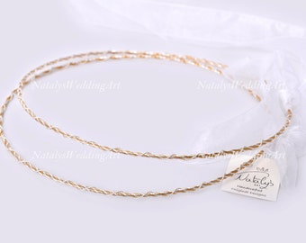 Greek Wedding Crowns Stefana, Silver/Gold Plated, Orthodox Wedding Wreaths