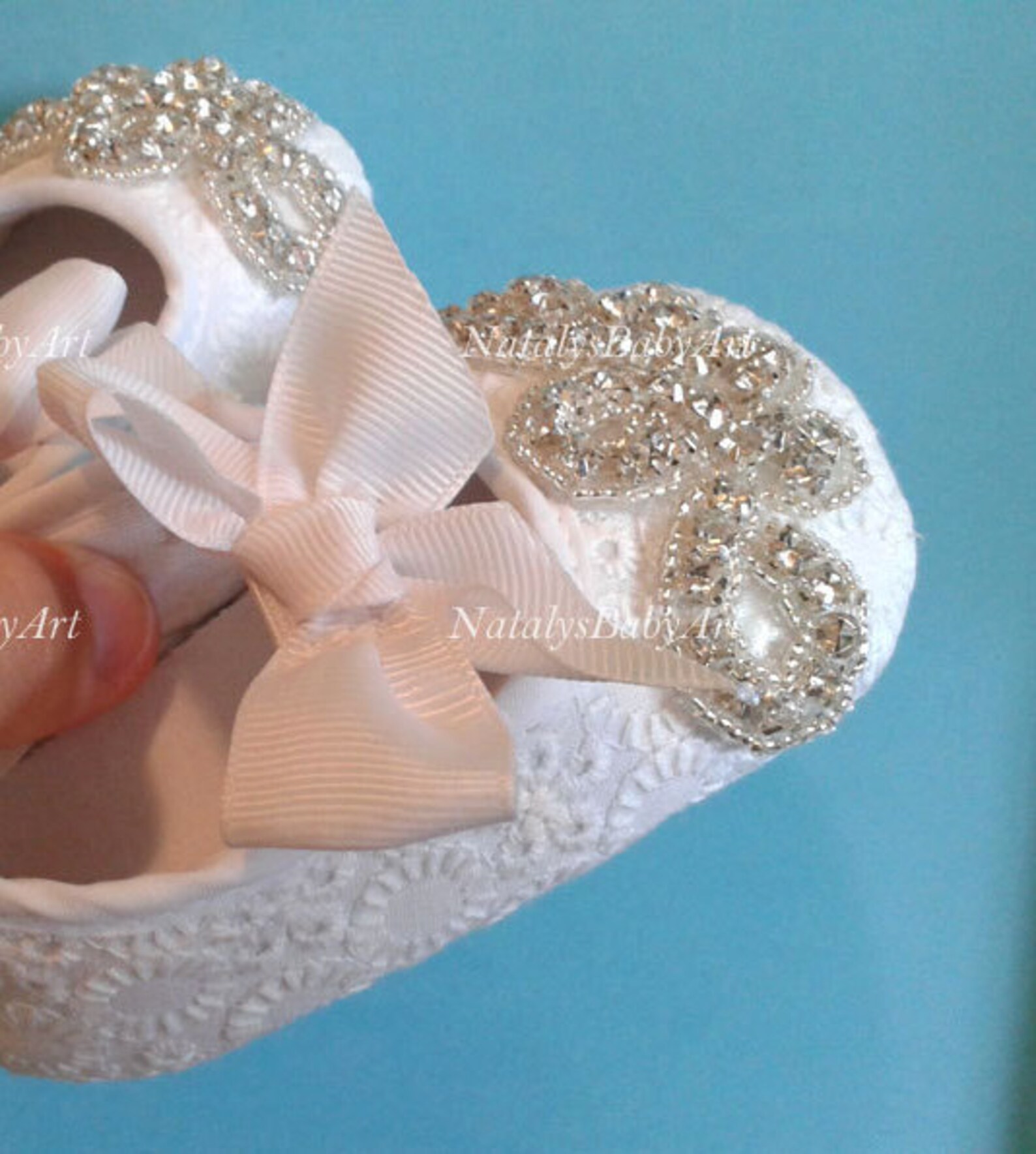 baby crystal shoes baby wedding shoes baby baptism shoes christening girl shoes toddler ballet shoes flower girl shoes white cry