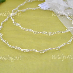 Stefana Silver Plated Stefana Greek Orthodox Wedding Stephana Handmade with genuine Premium quality™ Austrian crystal Elements