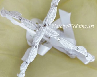 Handmade Greek Wedding Stefana Crowns with Austrian Crystals