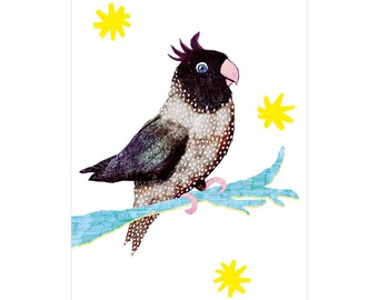 Birdie postcard