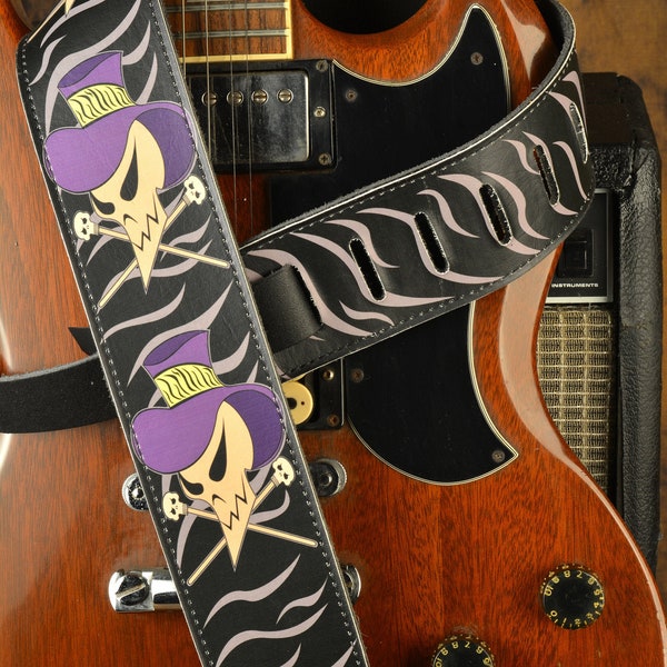 Voodoo Skull Vulture Kulture Guitar Strap