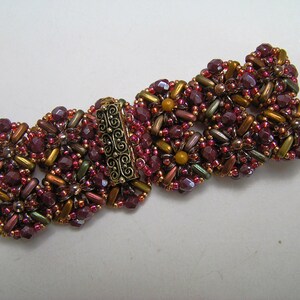 Pattern/tutorial in English for the Bracelet Round About - Etsy