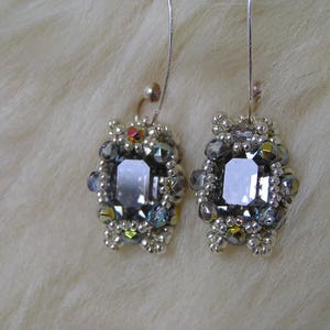 Pattern/Tutorial in English for the earrings&quot; Denia&quot;