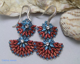 Pattern/Tutorial in English  for the earrings   "Petticoat"