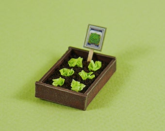 Dollhouse Miniatures Miracle Grow in Small Box