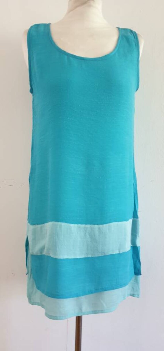 dark turquoise blue dress