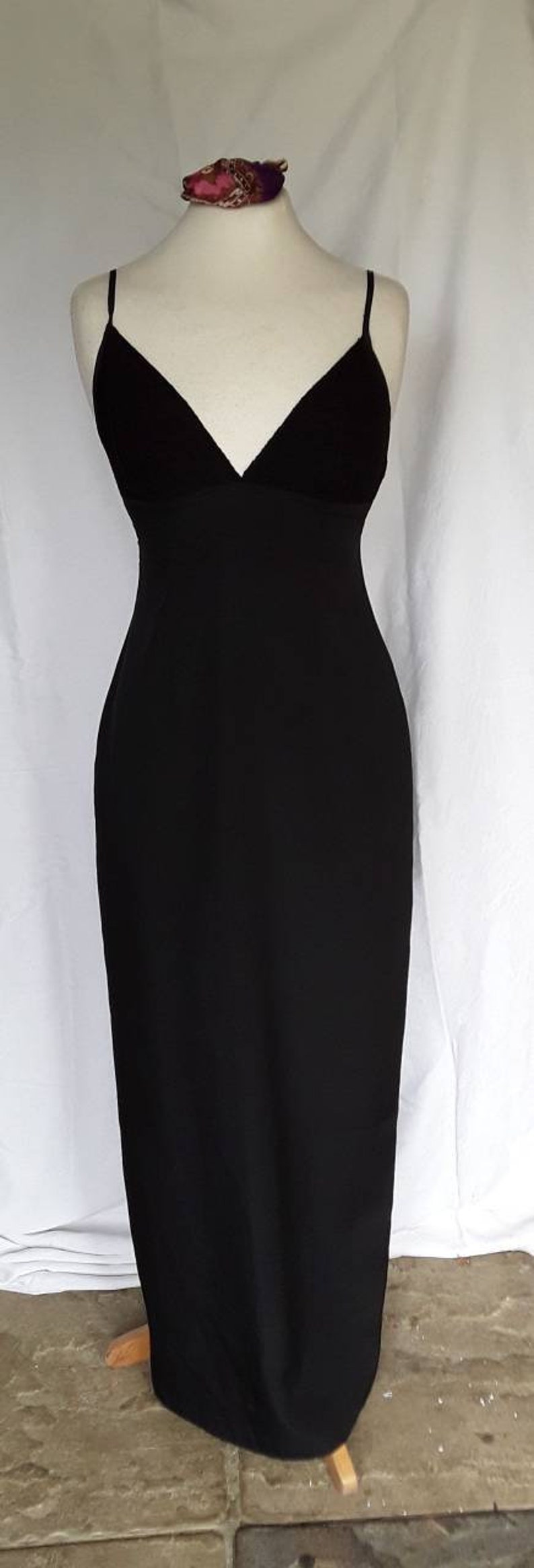 long black slip