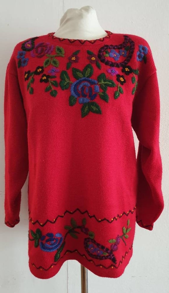 embroidered knitwear