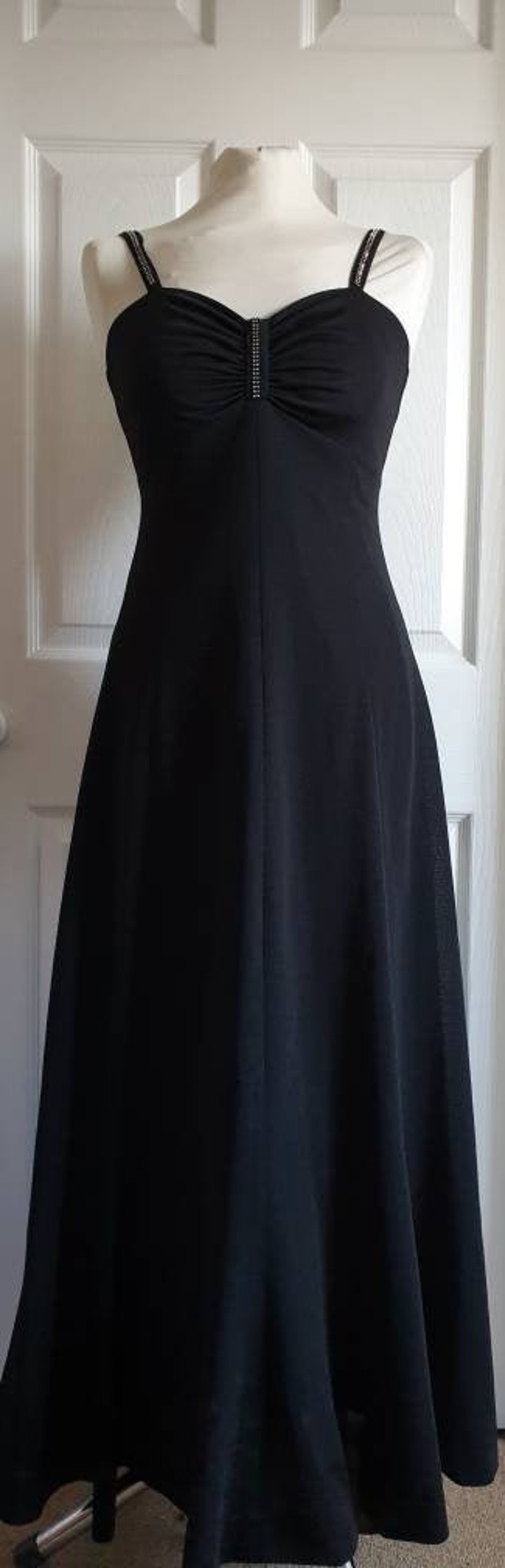 70s Vintage / Vintage Dress / Black Dress / Maxi Dress / 70s - Etsy UK