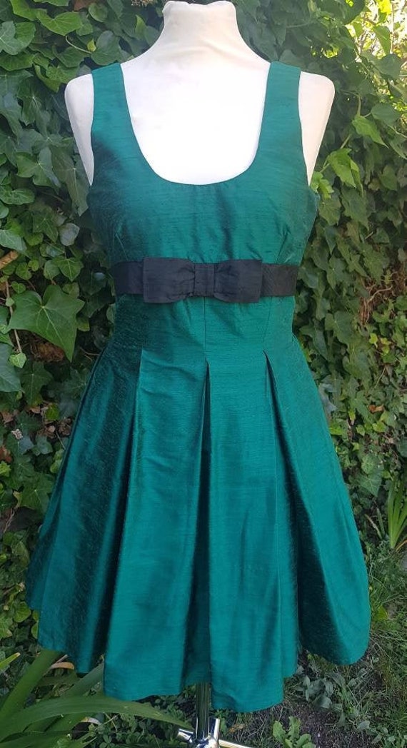 monsoon emerald green dress