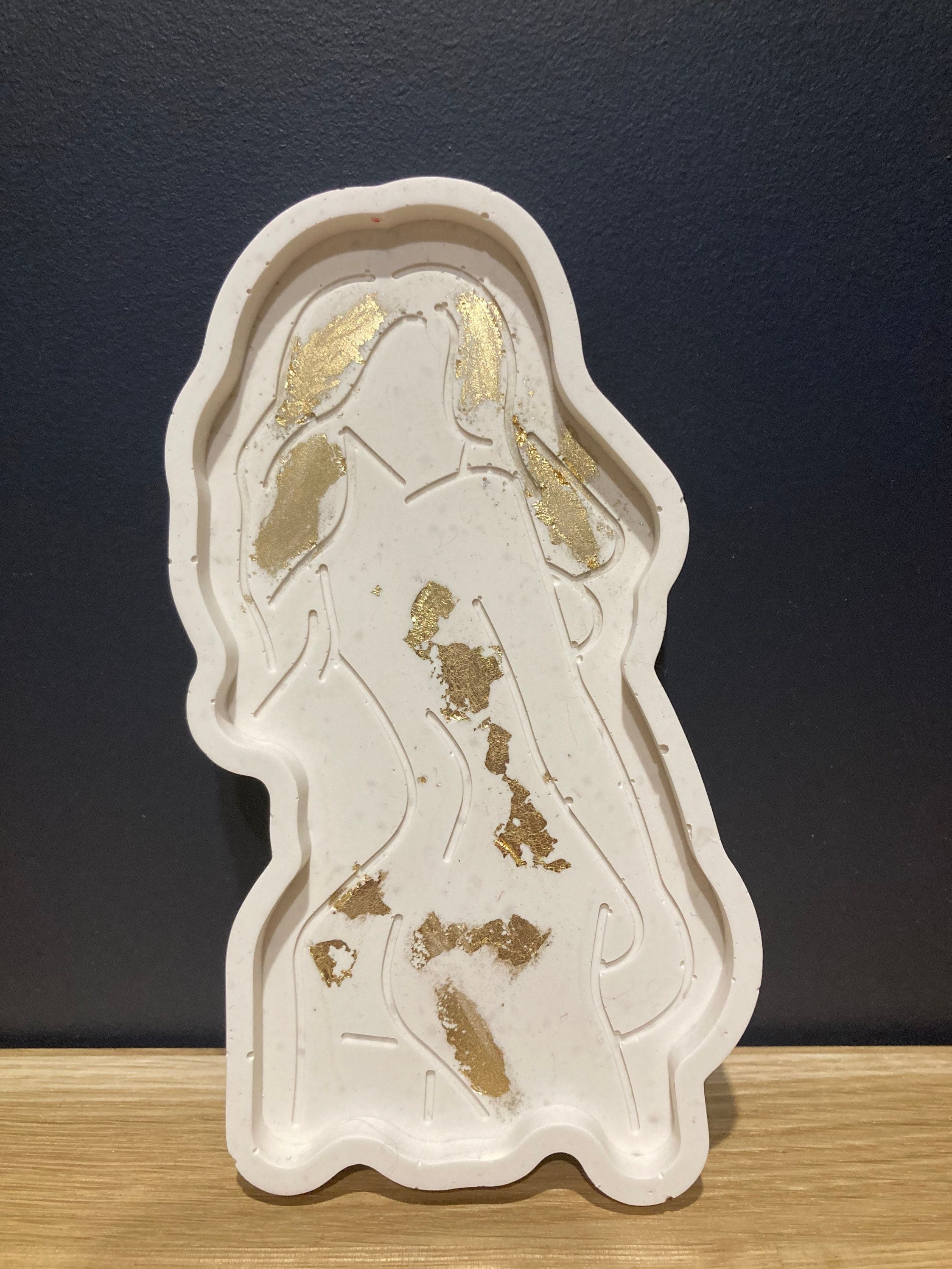 Plateau Femme en Jesmonite Personnalisable