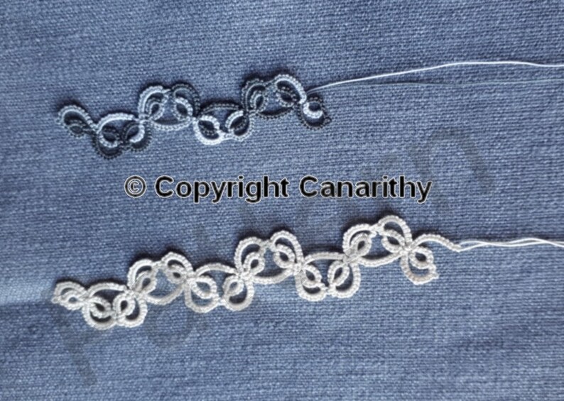 Tatted Ribbon Tatting Pattern Mirror Ribbon - Etsy