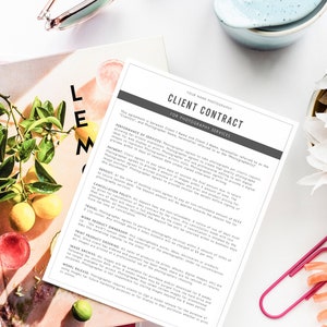 Printable Photography Contract Template Photography Session Contract